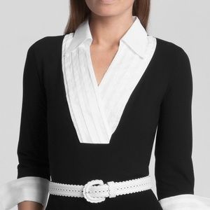 Anne Fontaine Adenora Blouse - Black 3/4 Sleeve